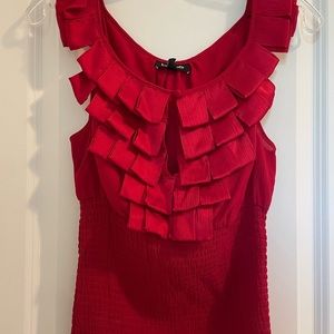 Red BeBe Blouse BRAND NEW!!